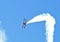 Thermal Air Show: Stearman Performing Aerial Maneuver