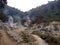 Thermal baths in volcano on Java, Indonesia