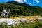 Thermal Geyser at Waimangu Volcanic Valley in Rotorua, North Island, New Zealand