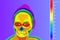 Thermal imager medical scan.