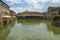 Thermal spring bubbling at Bagno Vignoni