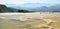 Thermal springs Hierve El Agua in Oaxaca is one of the most beau