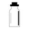 Thermo bottle cartoon isolated