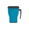 Thermo cup icon, flat style