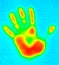 Thermograph-Hand print