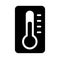 Thermometer / barometer icon