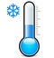 Thermometer cold icon