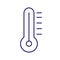 Thermometer color icon