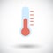 Thermometer flat icon.