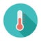 Thermometer flat icon.