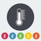 Thermometer icon.