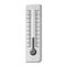 Thermometer icon, gray monochrome style