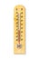 Thermometer isolated white background,The temperature at zero degrees Celsius, With clipping path