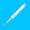 Thermometer medical vector