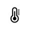 Thermometer with scale icon. Indicator for measuring temperature