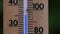 Thermometer in summer
