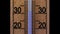 Thermometer in summer rising temperature