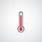 Thermometer symbol