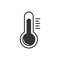 Thermometer vector icon for graphic design, logo, web site, social media, mobile app, ui illustration