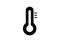 Thermometer weather temperature symbol