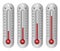 Thermometers different levels