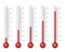 Thermometers different levels