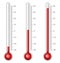 Thermometers different levels