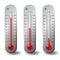 Thermometers Fahrenheit degree set