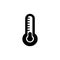 Thermometers Icon In Flat Style Vector For Apps, UI, Websites. Black Icon Vector Illustration