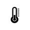 Thermometers Icon In Flat Style Vector For Apps, UI, Websites. Black Icon Vector Illustration