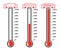 thermometers. vector
