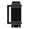 Thermos bottle icon, simple style