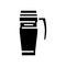thermos mug home office glyph icon vector illustration