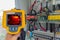 Thermoscanthermal image camera, Industrial equipment used for checking the internal temperature of the machine for preventive