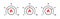 Thermostat Scale. Heat scale. Temperature levels gauge. Measurement scale. Vector illustration