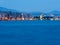 Thessaloniki cityline in the twilight view