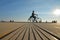 Thessaloniki Harbor Bicyclist