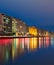 Thessaloniki quayside at twilight, Greece