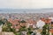 Thessaloniki, view of the port and downtown, Greece. Panoramic view of Thessaloniki, Greec