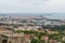 Thessaloniki, view of the port and downtown, Greece. Panoramic view of Thessaloniki, Greec
