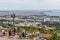 Thessaloniki, view of the port and downtown, Greece. Panoramic view of Thessaloniki, Greec