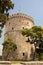 Thessaloniki White tower on a sunny summer hot day
