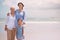 Theyre the leading ladies in their family story. Portrait of a woman with her daughter and mother at the beach.