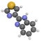 thiabendazole tiabendazole fungicidal and anti-parasite molecule. Used as food preservative and antihelmintic drug.