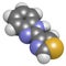 thiabendazole tiabendazole fungicidal and anti-parasite molecule. Used as food preservative and antihelmintic drug.