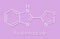 thiabendazole tiabendazole fungicidal and anti-parasite molecule. Used as food preservative and antihelmintic drug. Skeletal.