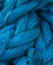 Thick blue nautical cord