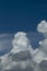 thick cumulus clouds on a hot day