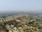 Thick haze and smog over San Diego due to wildfire in California.