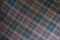 Thick plaid in subdued colors from above